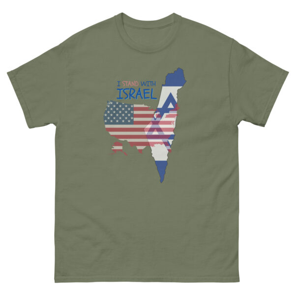 I Stand With Israel Men's classic tee - Image 4