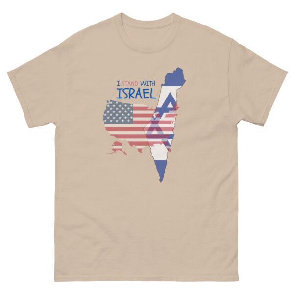 I Stand With Israel Men's classic tee - Image 7