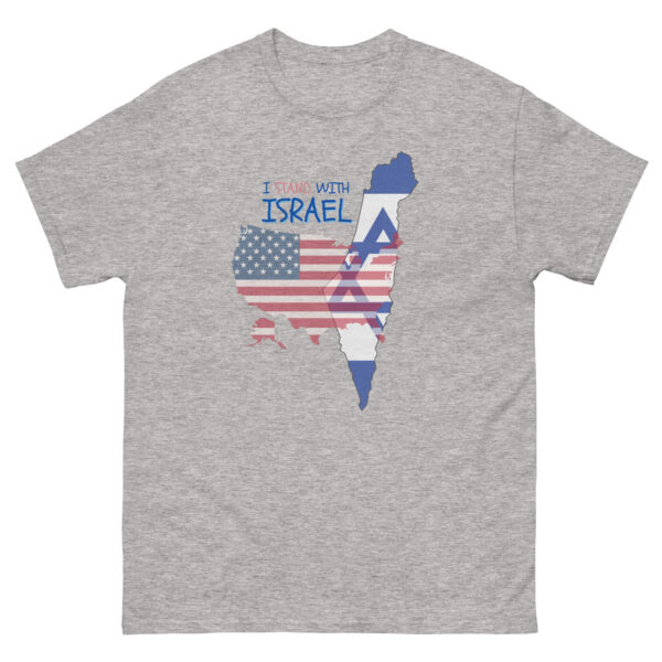 I Stand With Israel Men's classic tee - Image 6