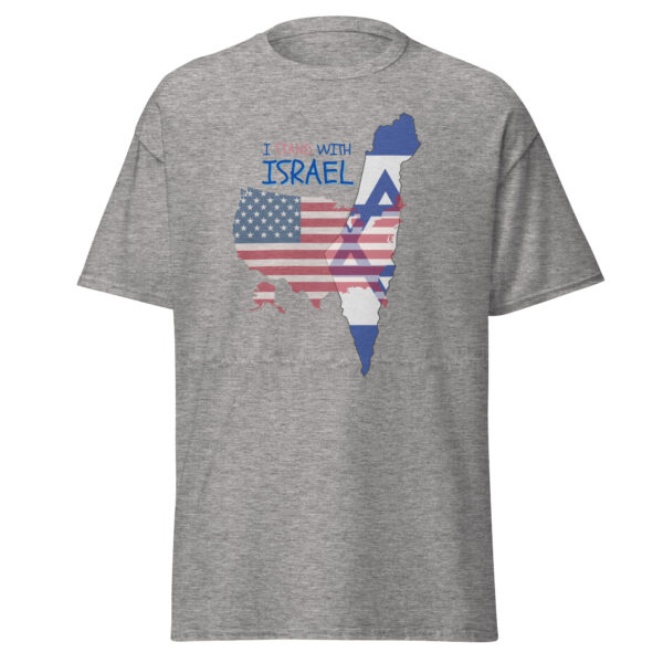 I Stand With Israel Men's classic tee - Image 6