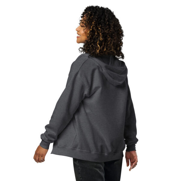 My Heart is With Israel zip hoodie - Image 6