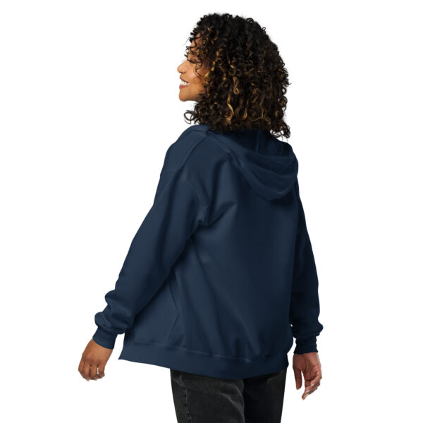 My Heart is With Israel zip hoodie - Image 4