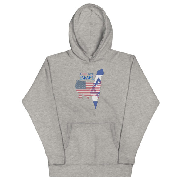 I Stand With Israel Unisex Hoodie - Image 6