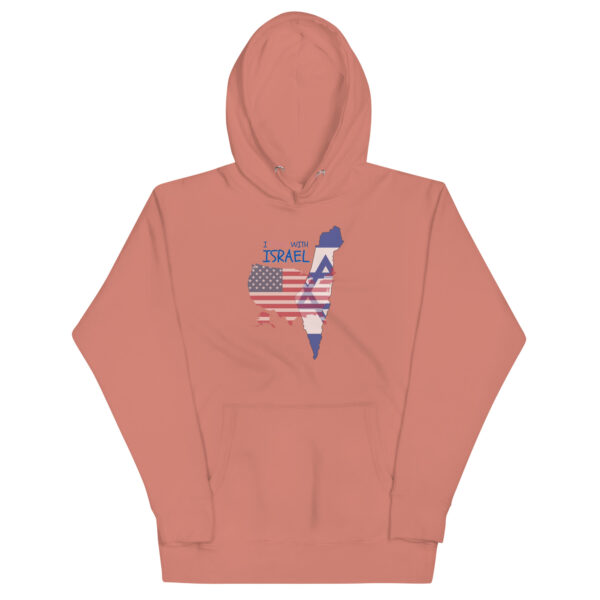 I Stand With Israel Unisex Hoodie - Image 5