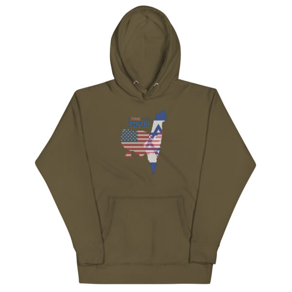 I Stand With Israel Unisex Hoodie - Image 4