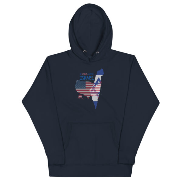 I Stand With Israel Unisex Hoodie - Image 2