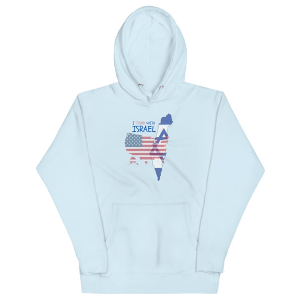 I Stand With Israel Unisex Hoodie - Image 7
