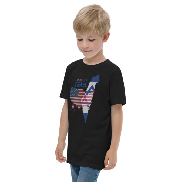 I Stand With Israel Youth jersey t-shirt - Image 4