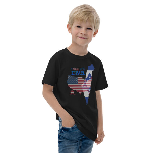I Stand With Israel Youth jersey t-shirt - Image 3