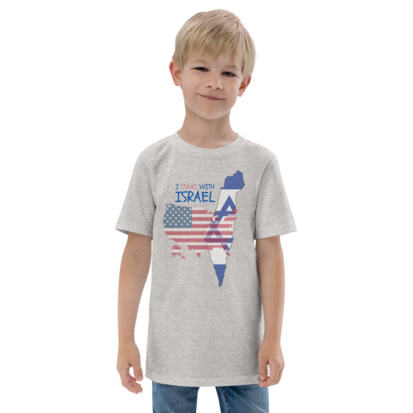 I Stand With Israel Youth jersey t-shirt - Image 8