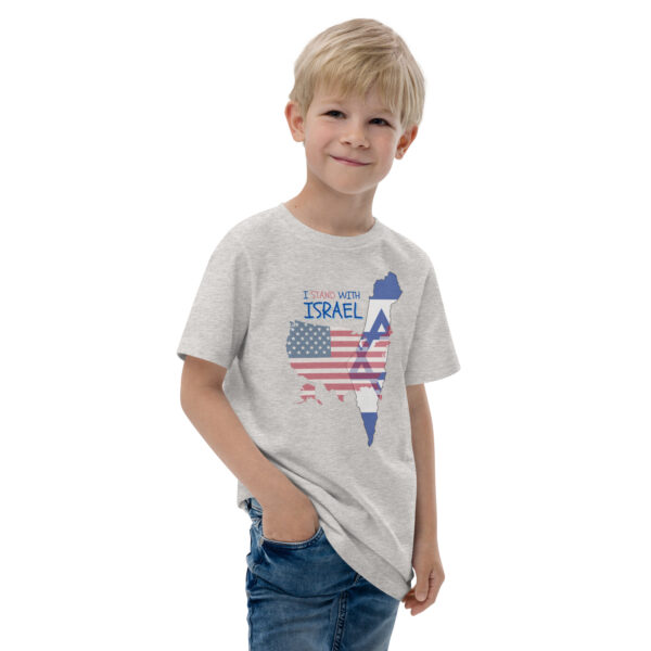 I Stand With Israel Youth jersey t-shirt - Image 9