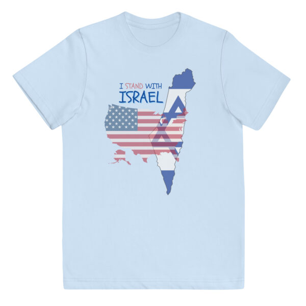 I Stand With Israel Youth jersey t-shirt - Image 4