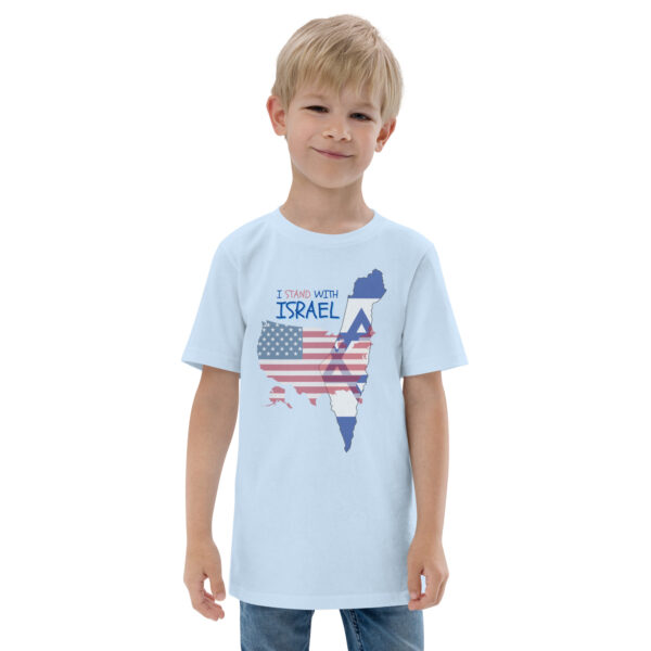 I Stand With Israel Youth jersey t-shirt