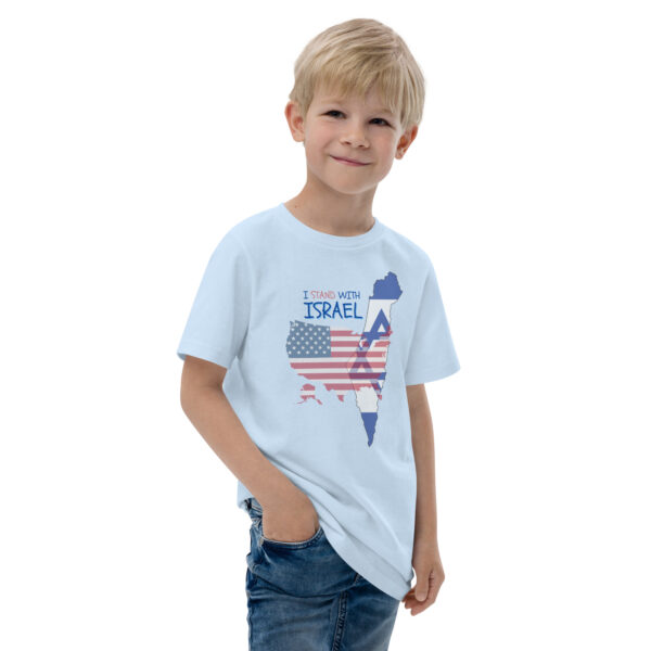 I Stand With Israel Youth jersey t-shirt - Image 11
