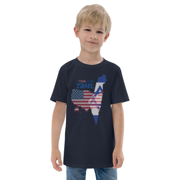 I Stand With Israel Youth jersey t-shirt - Image 5