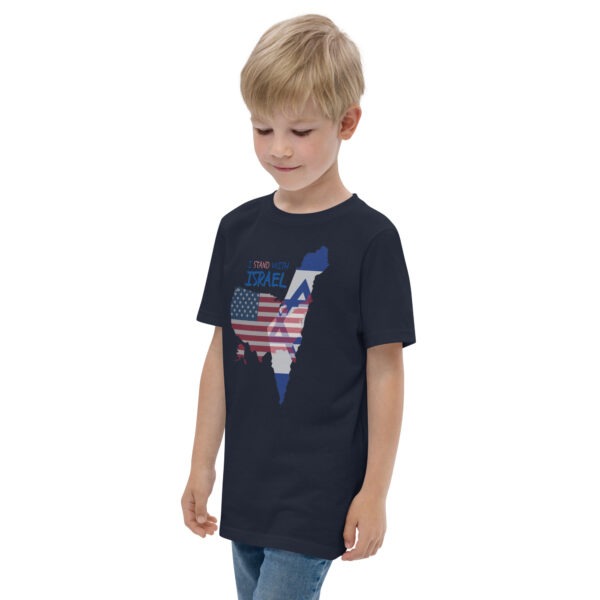 I Stand With Israel Youth jersey t-shirt - Image 7