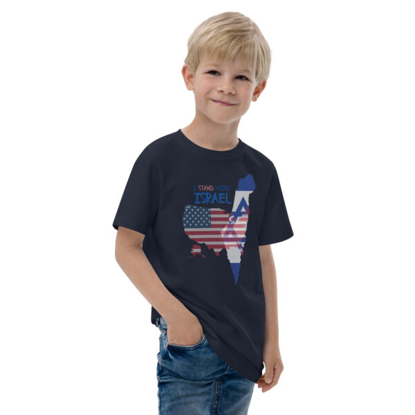 I Stand With Israel Youth jersey t-shirt - Image 6