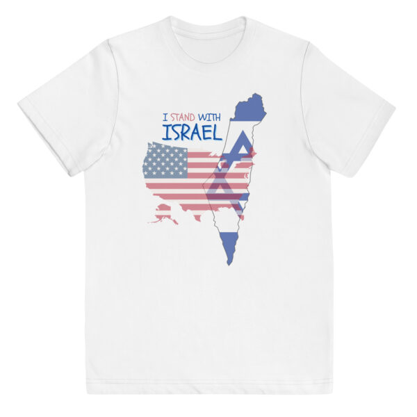I Stand With Israel Youth jersey t-shirt - Image 5