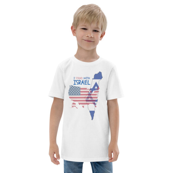 I Stand With Israel Youth jersey t-shirt - Image 13