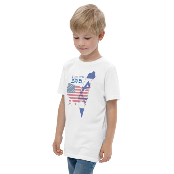 I Stand With Israel Youth jersey t-shirt - Image 15