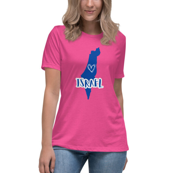 I Stand With Israel Women's Relaxed T-Shirt - Image 6
