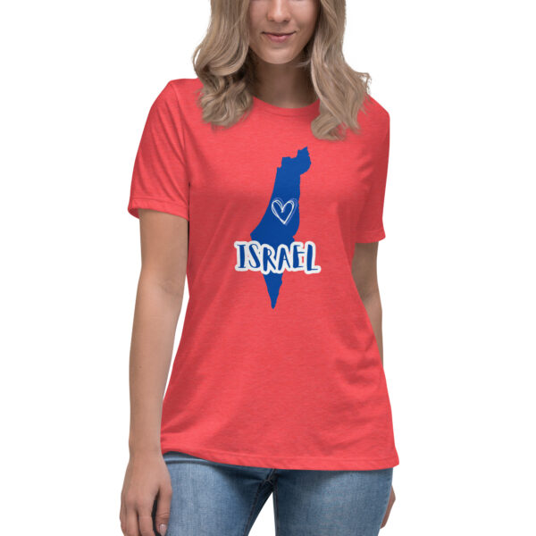 I Stand With Israel Women's Relaxed T-Shirt - Image 5