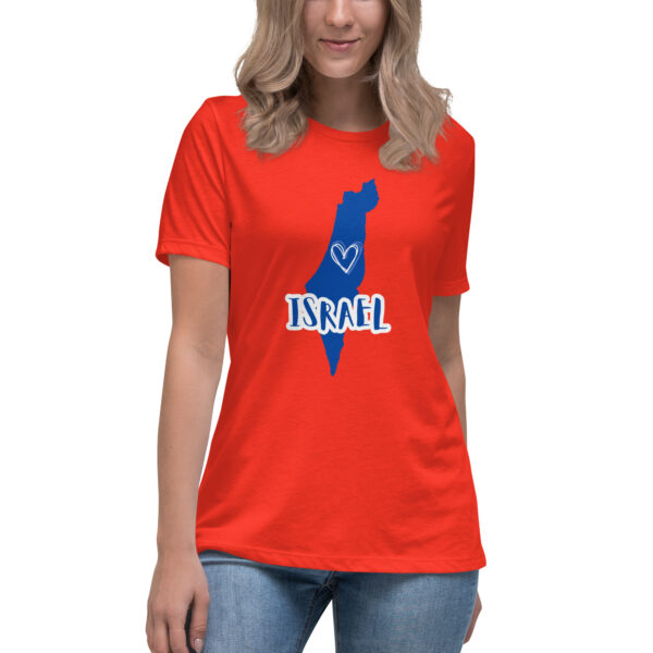 I Stand With Israel Women's Relaxed T-Shirt - Image 4